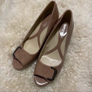 Naturalizer open toe wedges